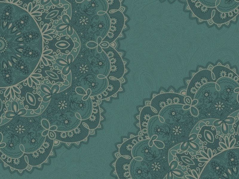 Lace Medallion Wallpaper