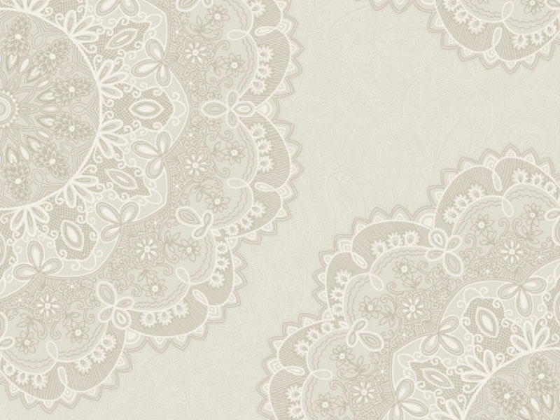 Lace Medallion Wallpaper